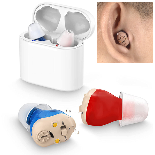 Cosmo Thrift Rechargeable Hearing Aids – Invisible In-Ear Digital Sound Amplifier for Adults