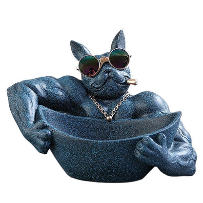 Cosmo Thrift Bulldog Storage Sculpture
