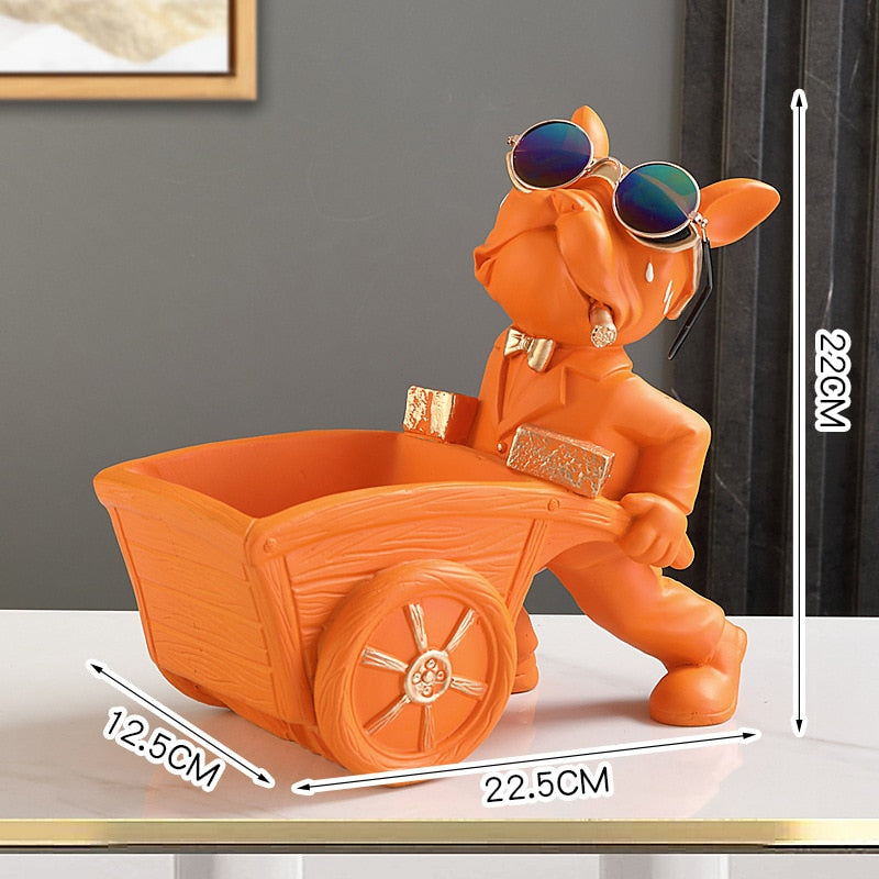 Cosmo Thrift Bulldog Builder Sculpture