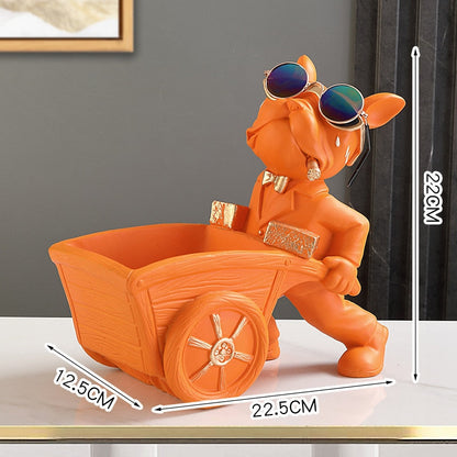 Cosmo Thrift Bulldog Builder Sculpture