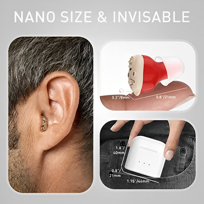 Cosmo Thrift Rechargeable Hearing Aids – Invisible In-Ear Digital Sound Amplifier for Adults