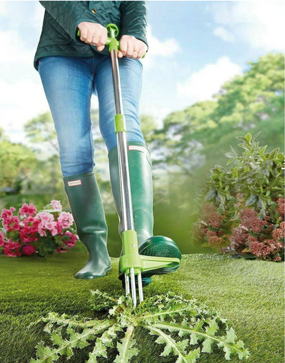 Cosmo Thrift Weed Puller Tool – Long Handle Root Remover for Lawn & Garden