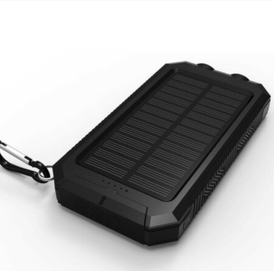 Cosmo Thrift Solar Power Bank – 500000mAh Portable Waterproof Outdoor Charger with Dual USB & LED Light