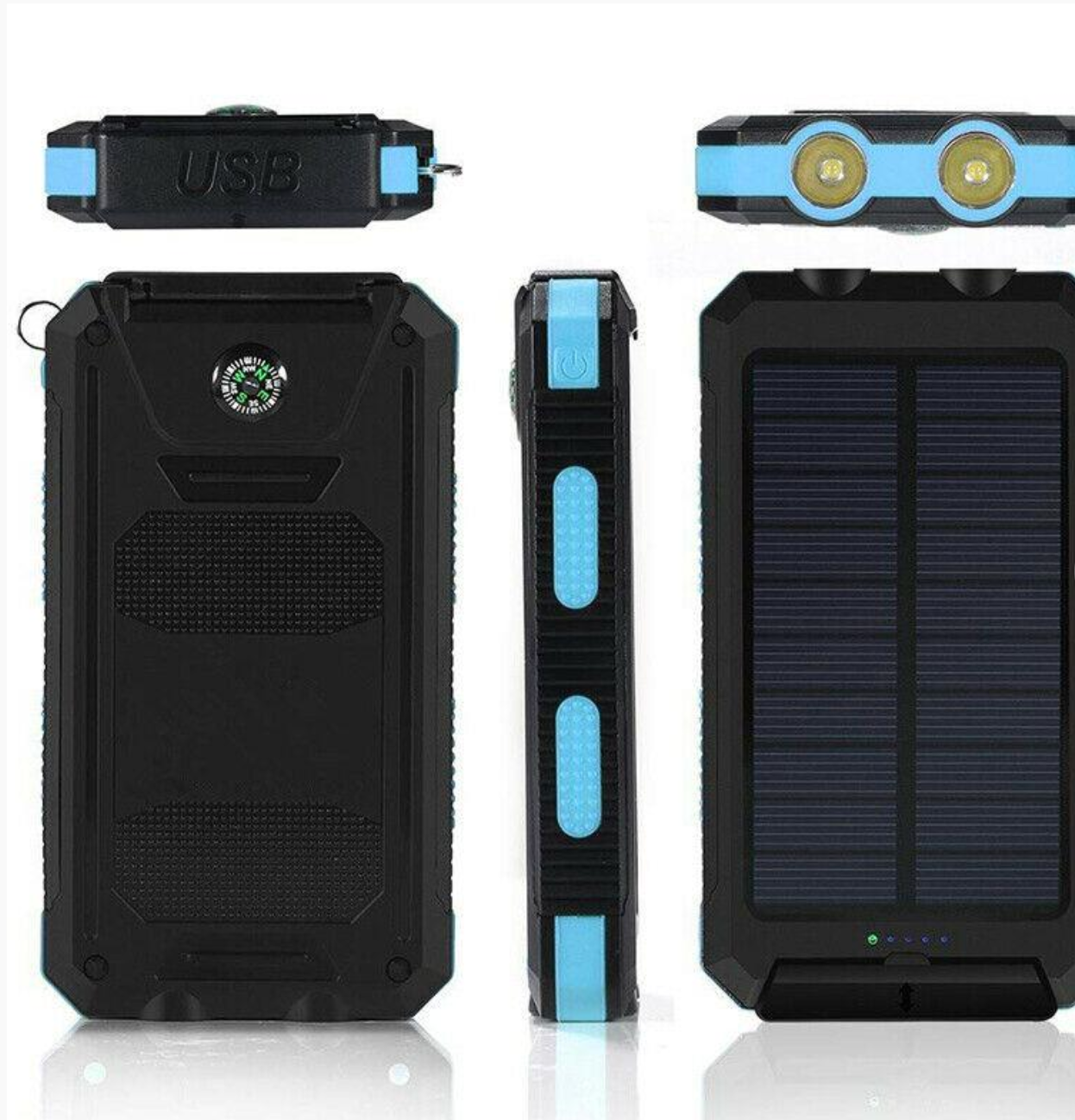 Cosmo Thrift High-Capacity Solar Charger Waterproof Power Bank