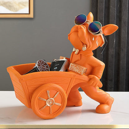 Cosmo Thrift Bulldog Builder Sculpture