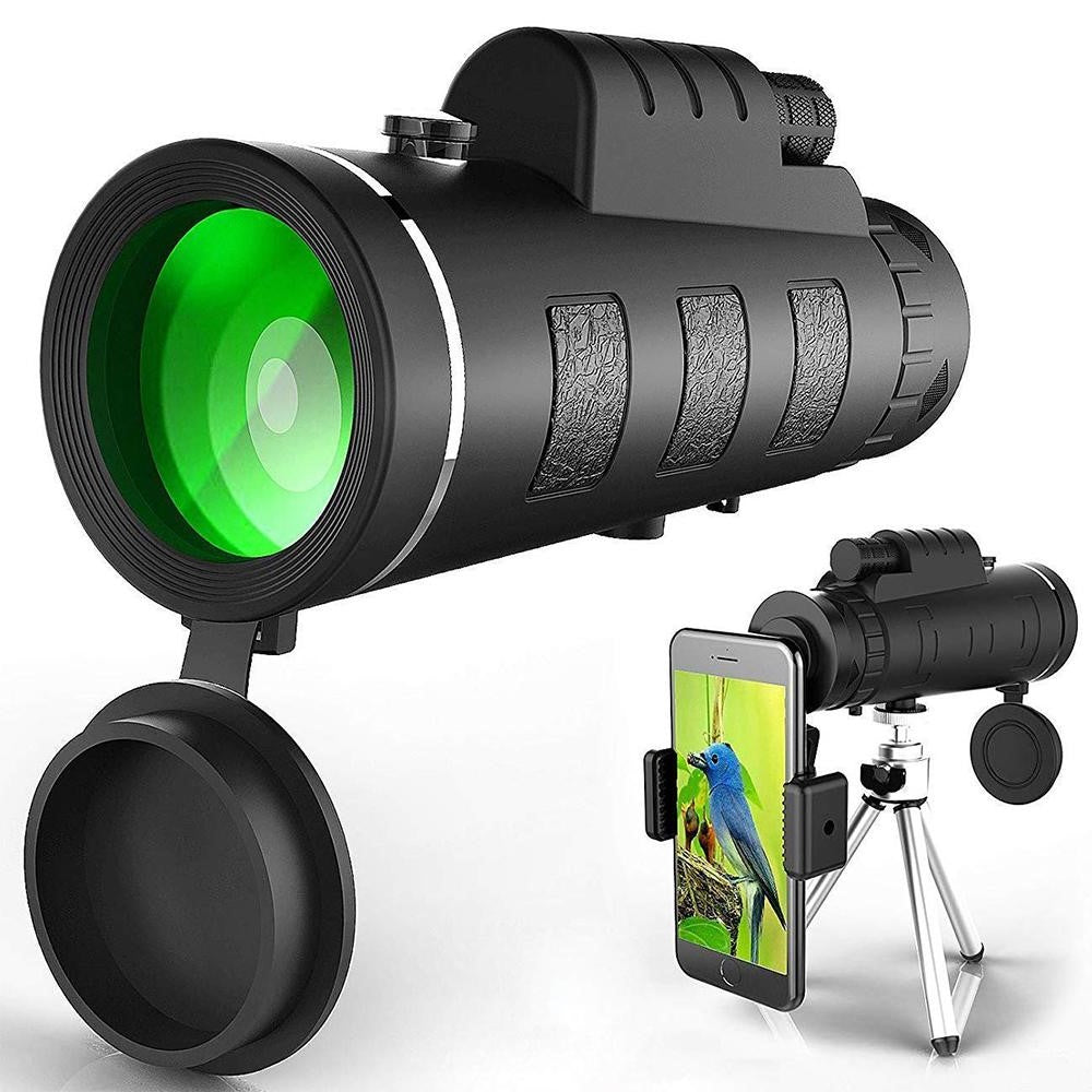 Cosmo Thrift 10X HD Monocular - High Power Monocular With Smartphone Holder & Tripod