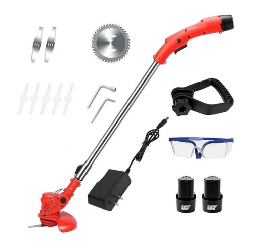 Cosmo Thrift 450W Cordless Strimmer – Heavy Duty Grass Trimmer with 21V Copper Motor
