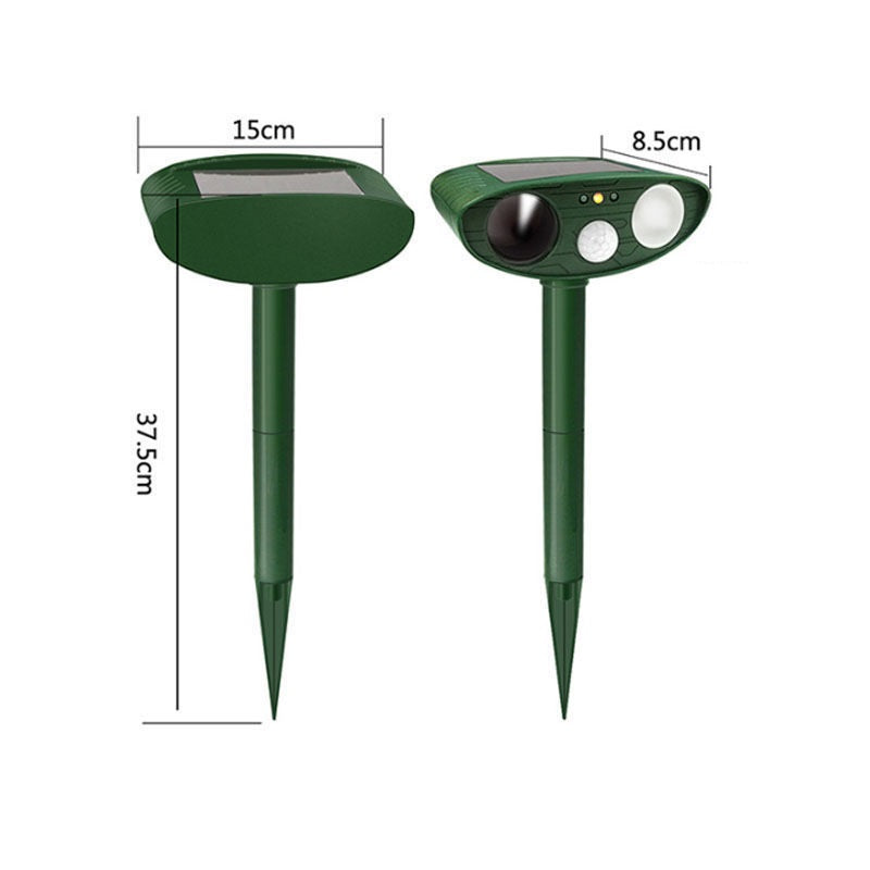 Cosmo Thrift Solar Powered Ultrasonic Deer Repellent – Motion Sensor Animal Deterrent for Garden, Lawn & Yard