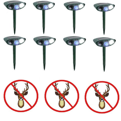 Cosmo Thrift Solar Powered Ultrasonic Deer Repellent – Motion Sensor Animal Deterrent for Garden, Lawn & Yard