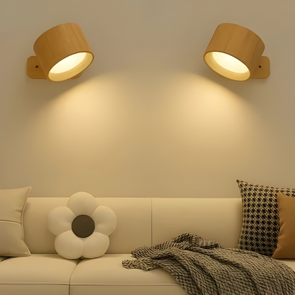 Cosmo Thrift Rechargeable Wall Light with 360° Rotation