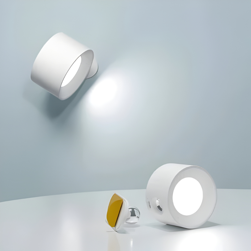 Cosmo Thrift Rechargeable Wall Light with 360° Rotation
