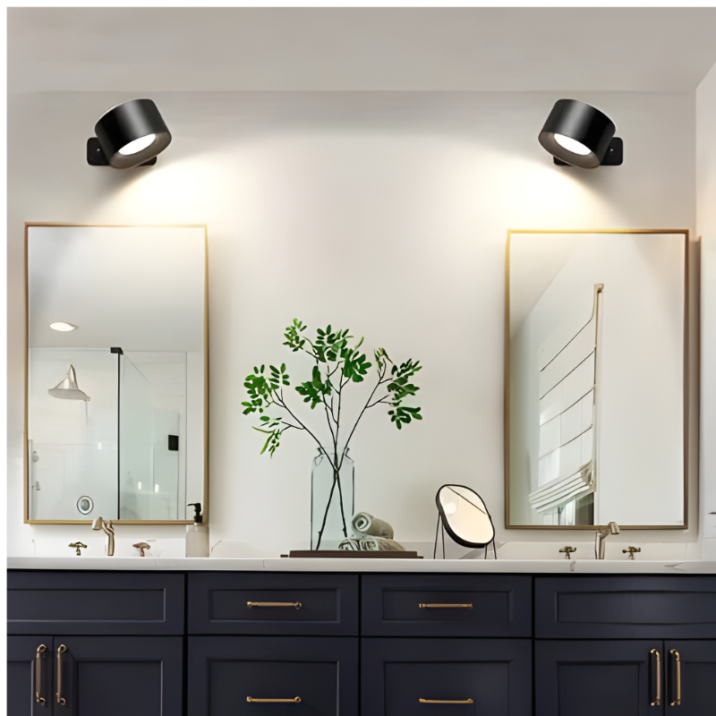 Cosmo Thrift Rechargeable Wall Light with 360° Rotation