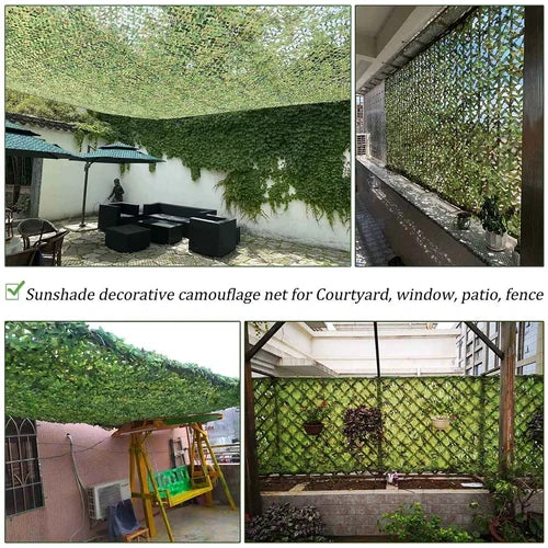Cosmo Thrift Camouflage Sun-Protection Net for Garden or Camping