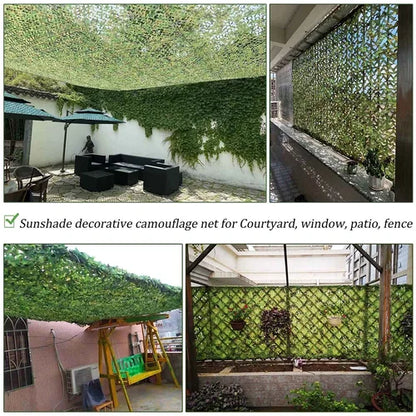 Cosmo Thrift Camouflage Sun-Protection Net for Garden or Camping