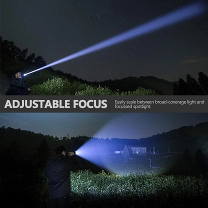 Cosmo Thrift Rechargeable Zoomable LED Flashlight