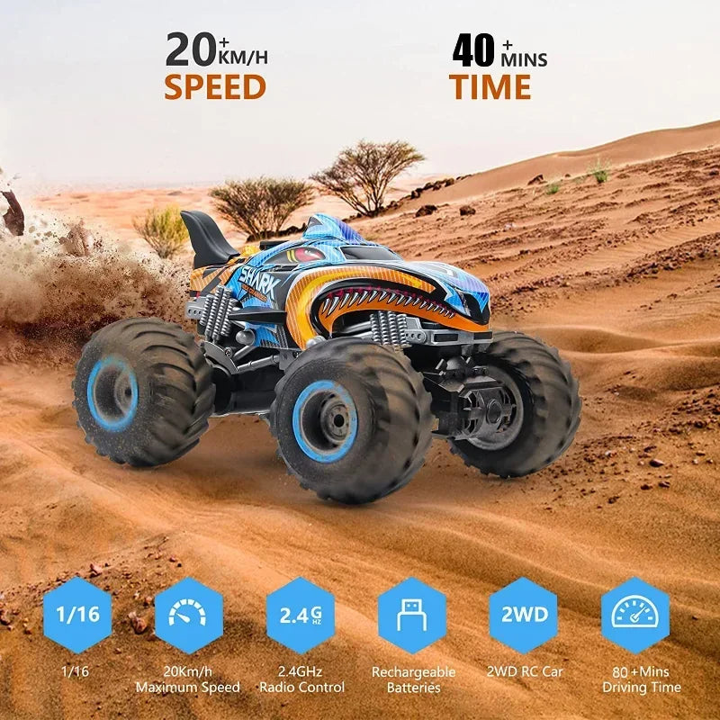 Cosmo Thrift RC 4x4 Off-Road Monster Truck – Remote Control Rock Crawler Drift Car