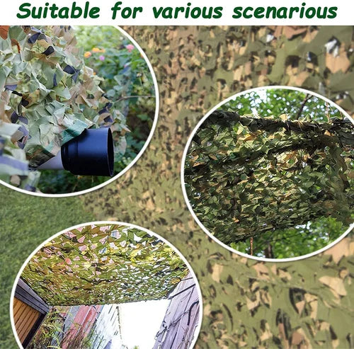 Cosmo Thrift Camouflage Sun-Protection Net for Garden or Camping