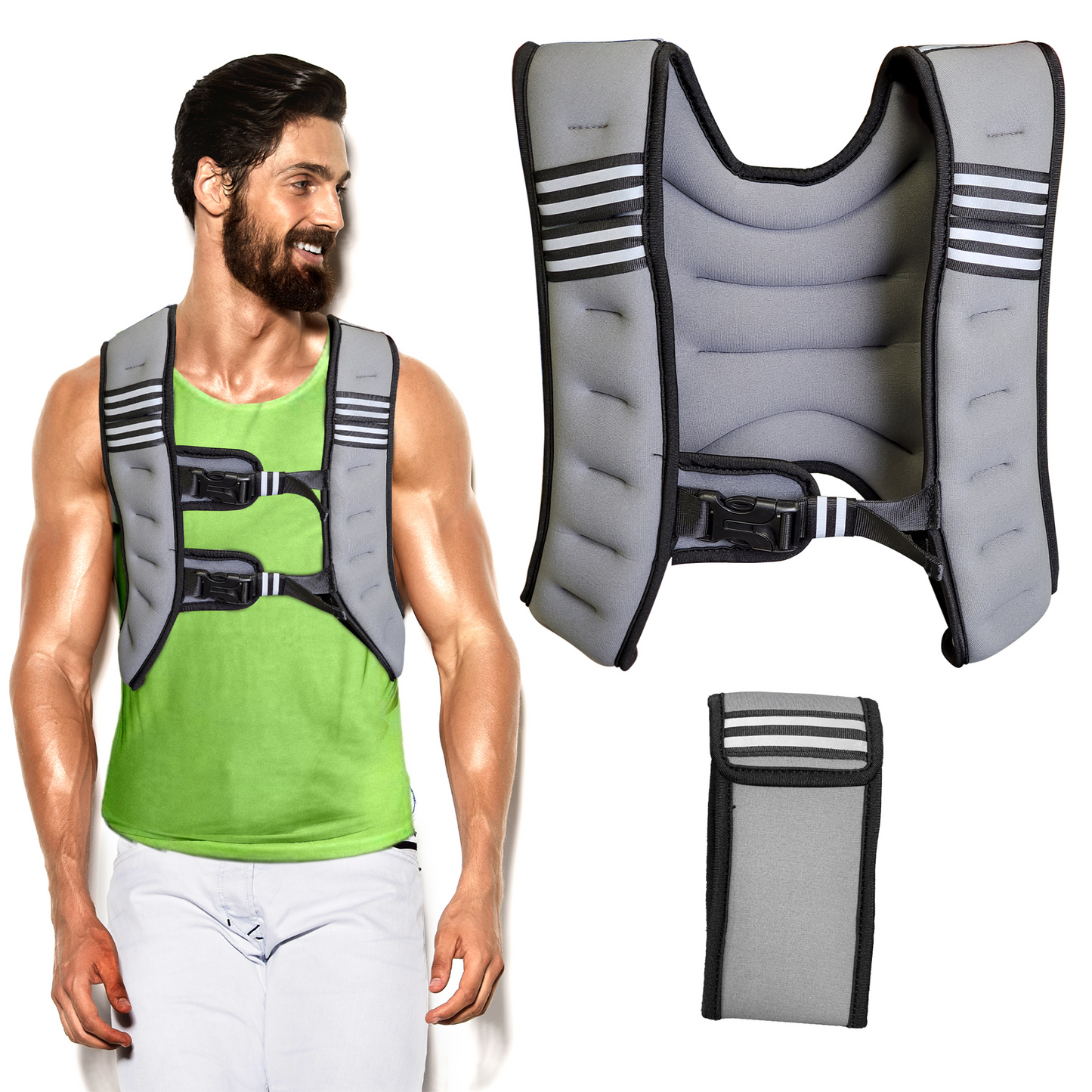 Cosmo Thrift 20lbs Unisex Weighted Vest for Sports Training