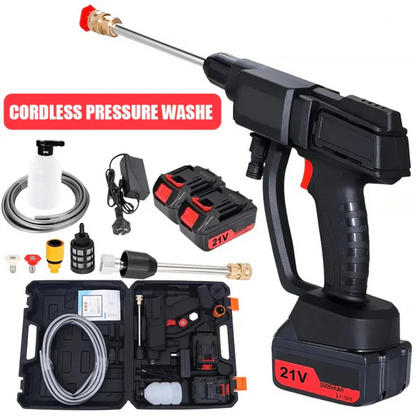 Cosmo Thrift Cordless High Pressure Washer with 2 Batteries