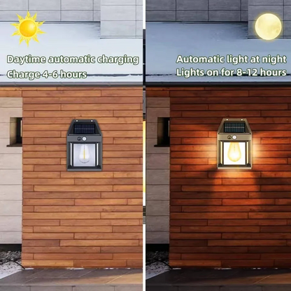 Cosmo Thrift Solar Wall Lamp Outdoor, Set of 2