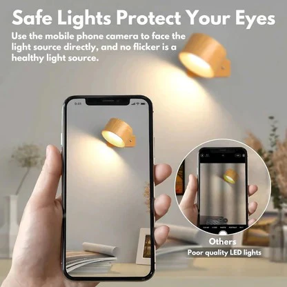 Cosmo Thrift Rechargeable Wall Light with 360° Rotation