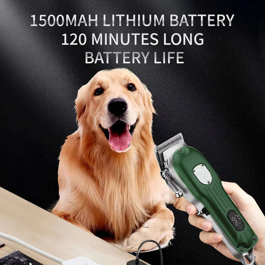Cosmo Thrift Dog Hair Clipper with Metal Housing – Rechargeable, Pro-Grade Pet Grooming Kit