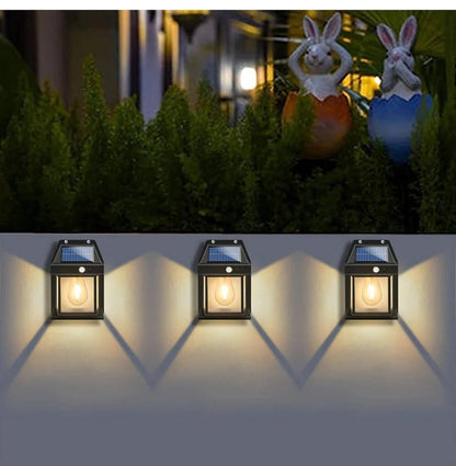 Cosmo Thrift Solar Wall Lamp Outdoor, Set of 2