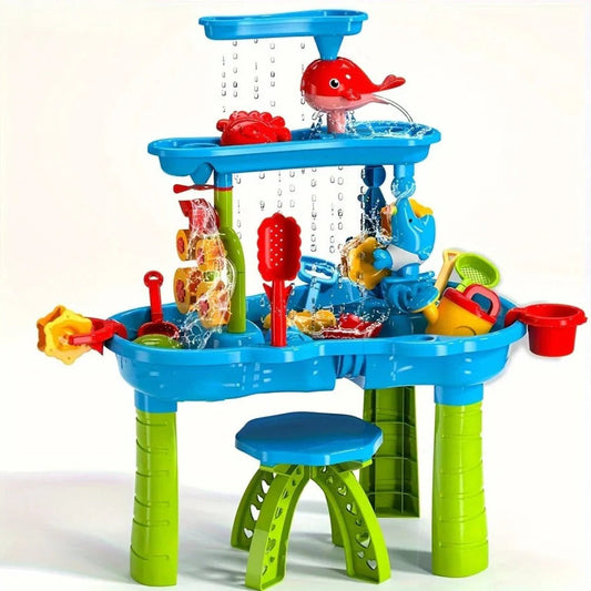 Cosmo Thrift 3 in 1 Outdoor Sand and Water Table for Kids
