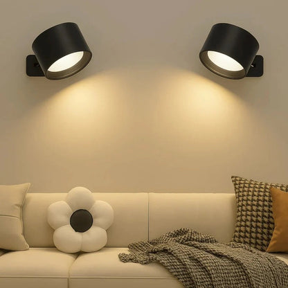 Cosmo Thrift Rechargeable Wall Light with 360° Rotation