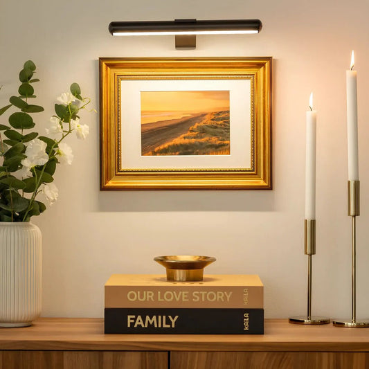 Cosmo Thrift Wireless Rechargeable LED Wall Light for Artwork and Decor
