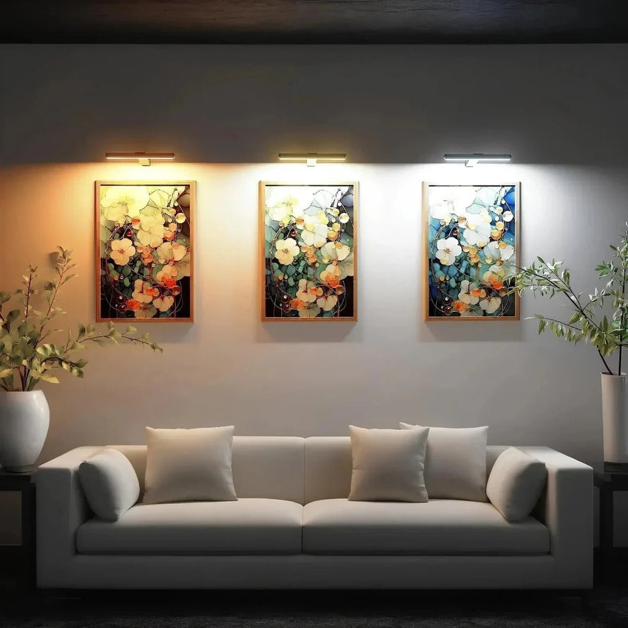 Cosmo Thrift Wireless Rechargeable LED Wall Light for Artwork and Decor