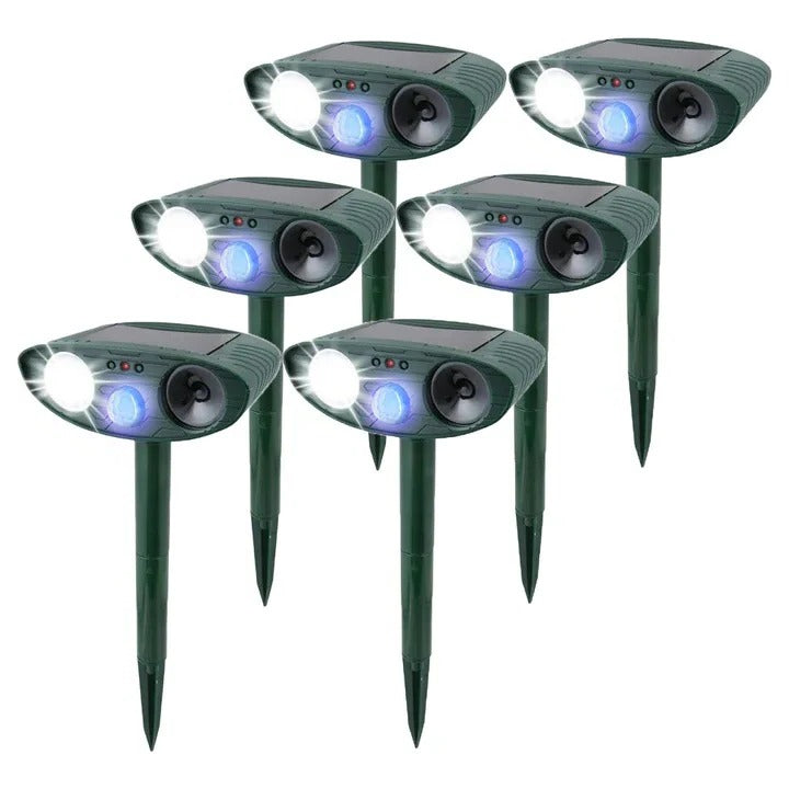 Cosmo Thrift Solar-Powered Rabbit Repeller – Ultrasonic Humane Pest Deterrent