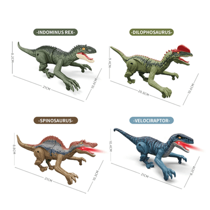 Cosmo Thrift Remote Control Dinosaur Toy – Realistic RC Velociraptor T-Rex with Sounds, Lights & Movements