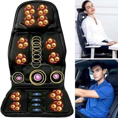Cosmo Thrift 8 Mode Massage Chair Pad With Heated Back Neck Cushion