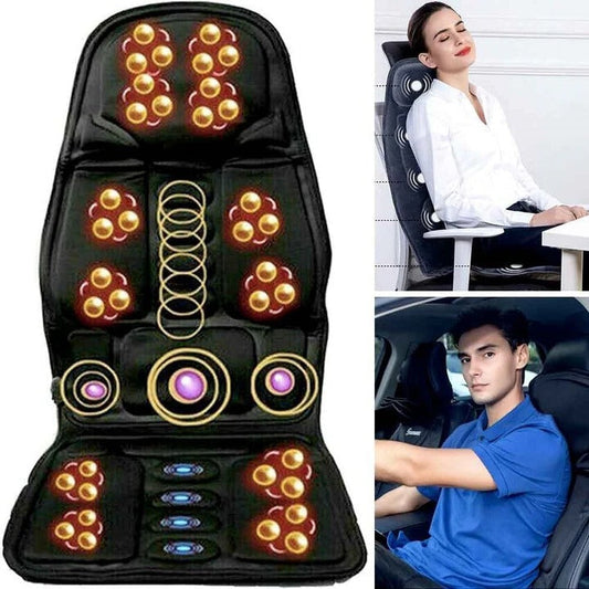 Cosmo Thrift 8 Mode Massage Chair Pad With Heated Back Neck Cushion