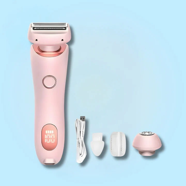Cosmo Thrift Women's Electric Pubic Hair Trimmer – Rechargeable Bikini Line Shaver for Sensitive Skin