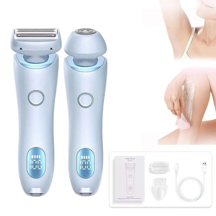 Cosmo Thrift Women's Electric Pubic Hair Trimmer – Rechargeable Bikini Line Shaver for Sensitive Skin