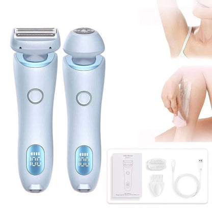 Cosmo Thrift Women's Electric Pubic Hair Trimmer – Rechargeable Bikini Line Shaver for Sensitive Skin