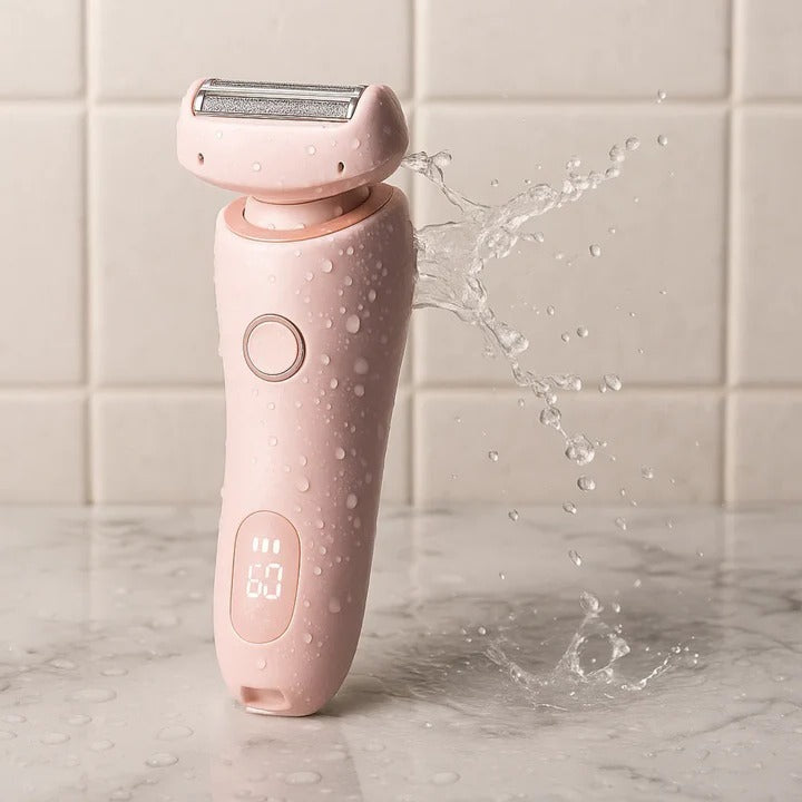 Cosmo Thrift Women's Electric Pubic Hair Trimmer – Rechargeable Bikini Line Shaver for Sensitive Skin
