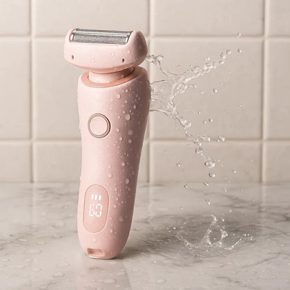 Cosmo Thrift Women's Electric Pubic Hair Trimmer – Rechargeable Bikini Line Shaver for Sensitive Skin