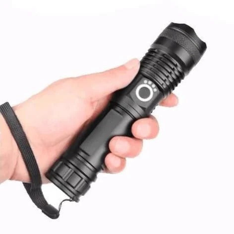 Cosmo Thrift Powerful LED Flashlight – 90,000 Lumens Rechargeable Tactical Torch