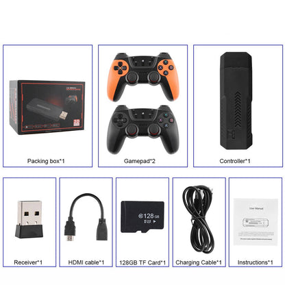 Cosmo Thrift Retro Video Game Console 4K With Two Controllers - 41000 Games