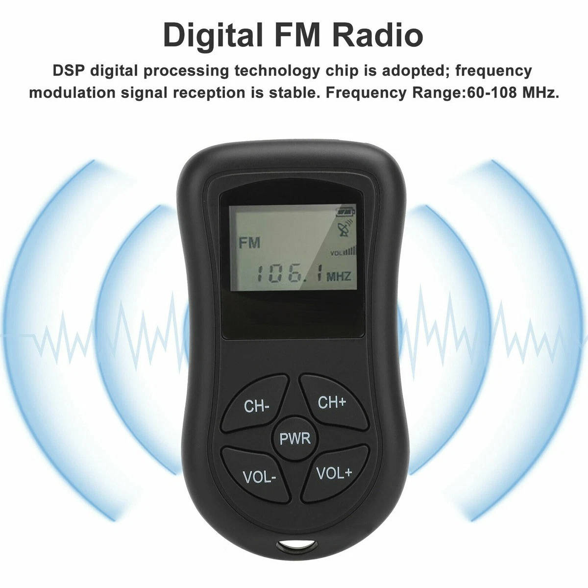 Cosmo Thrift Portable Mini Pocket Radio AM/FM