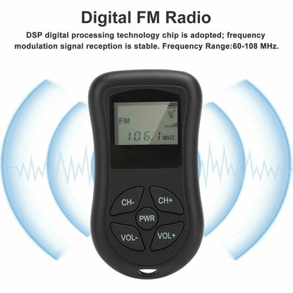 Cosmo Thrift Portable Mini Pocket Radio AM/FM