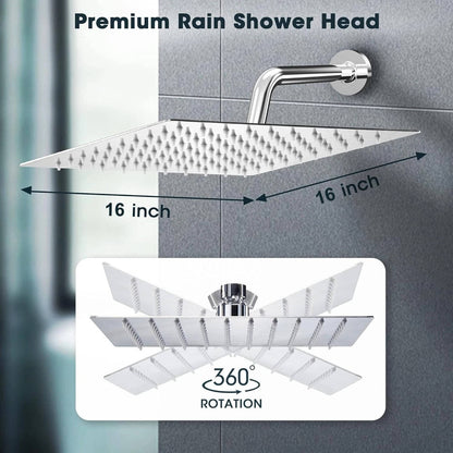 Cosmo Thrift 16 inch Large Rain Ceiling Shower Head