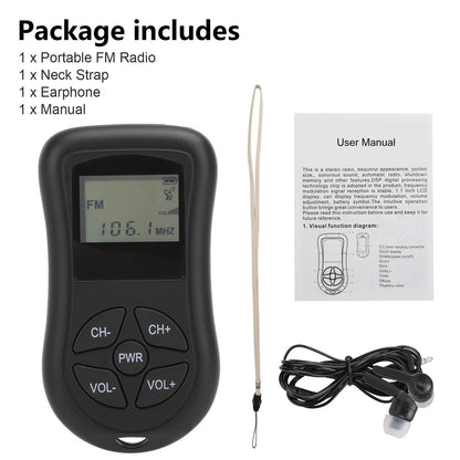 Cosmo Thrift Portable Mini Pocket Radio AM/FM