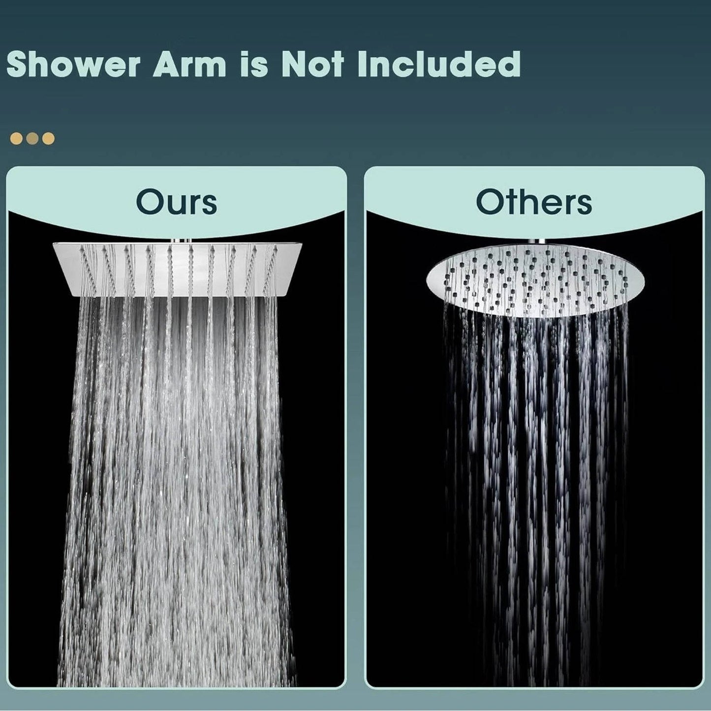 Cosmo Thrift 16 inch Large Rain Ceiling Shower Head