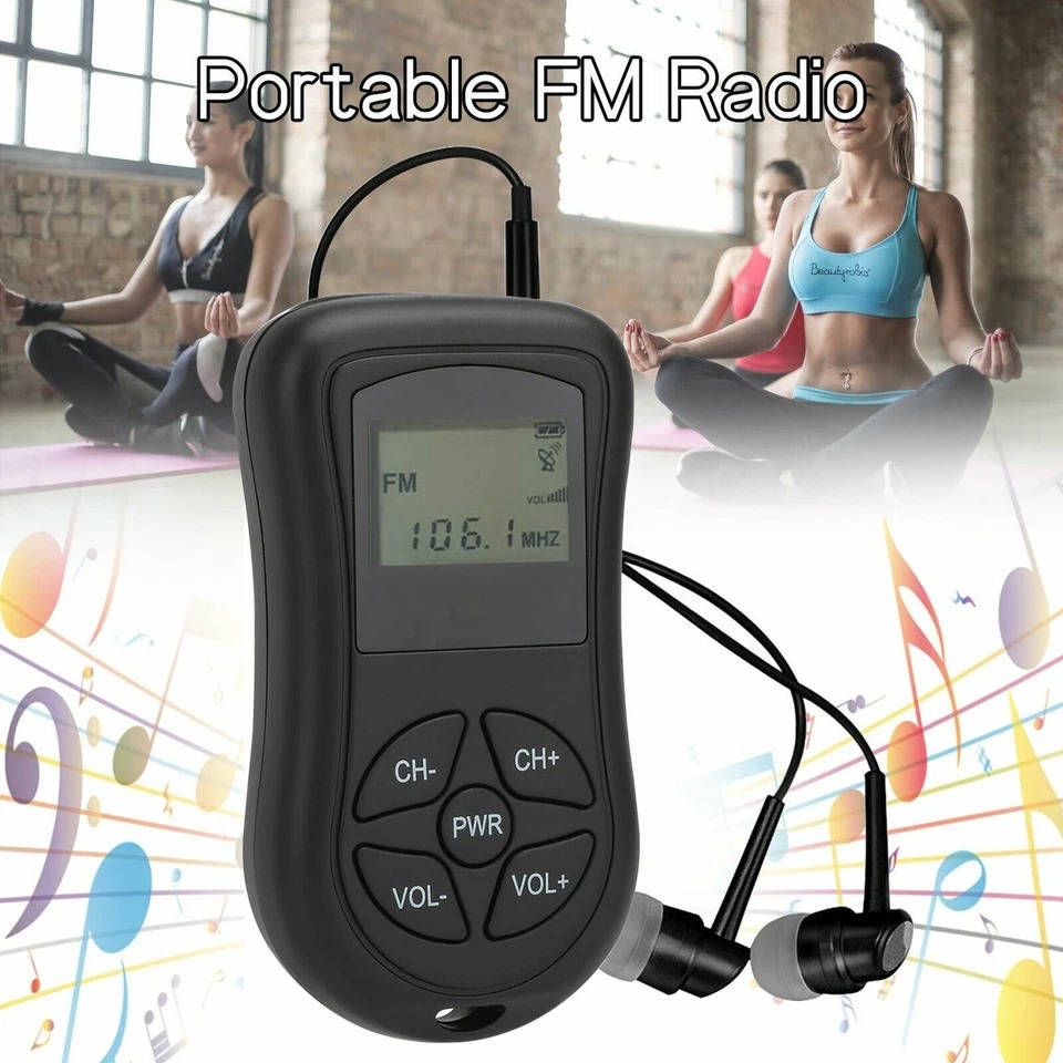 Cosmo Thrift Portable Mini Pocket Radio AM/FM