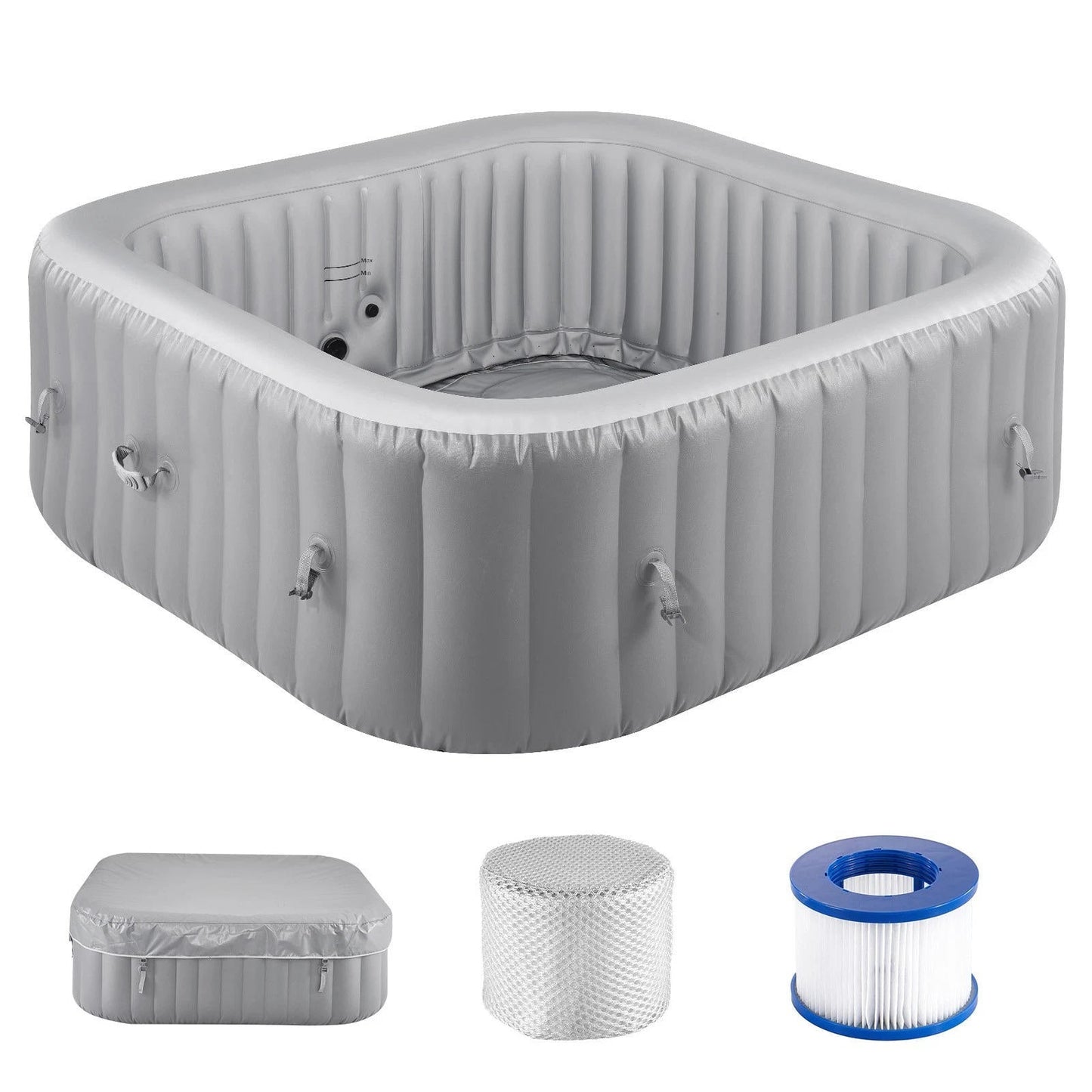Cosmo Thrift Portable 6 Person Inflatable Hot Tub Spa