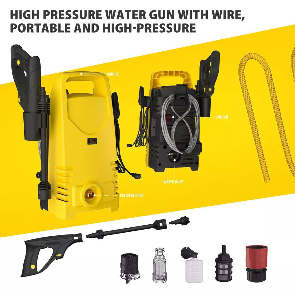 Cosmo Thrift Powerful Electric Pressure Washer 5000 PSI